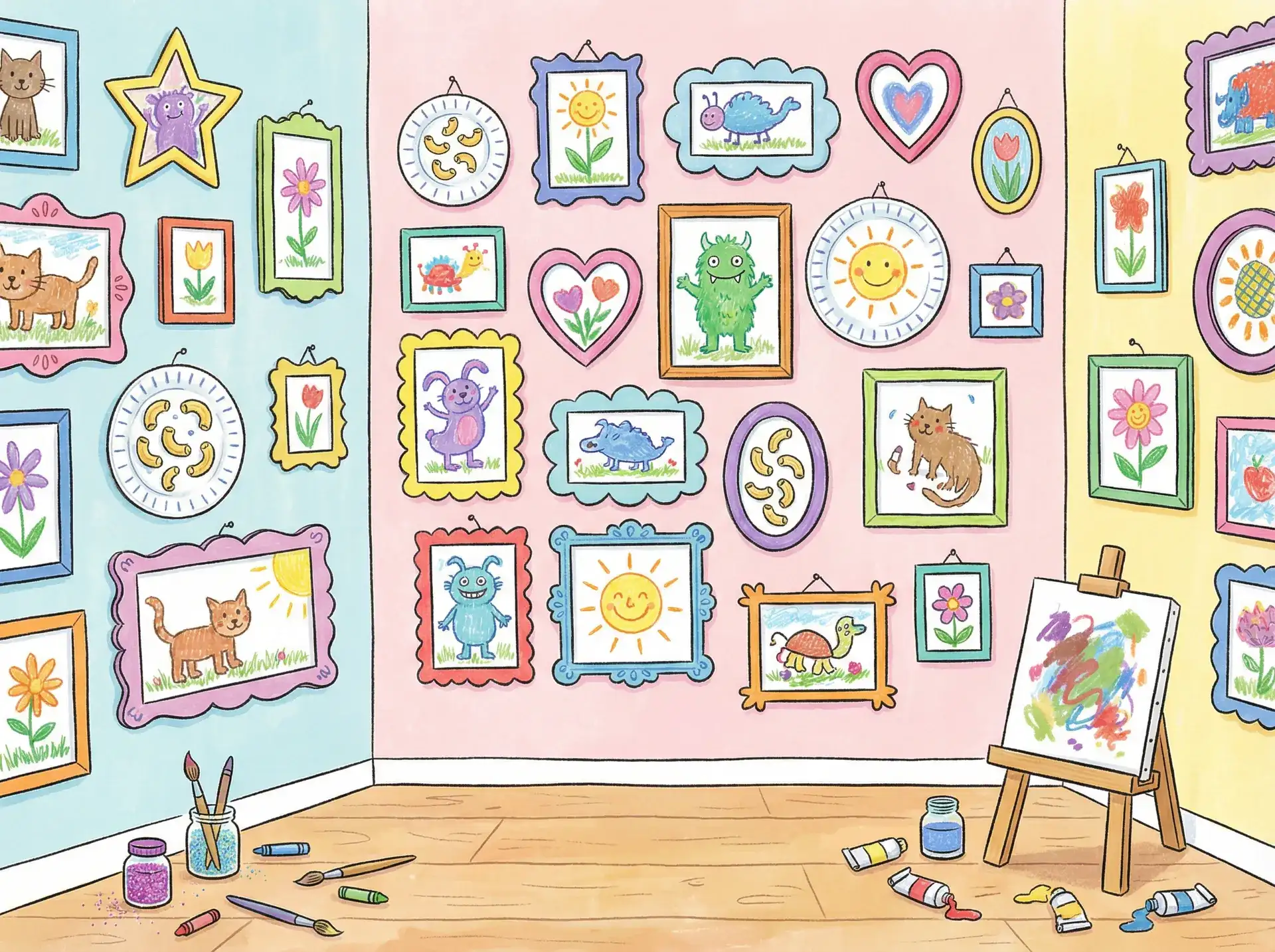 小朋友的彩色画作 - 火影忍者bt 创意展示